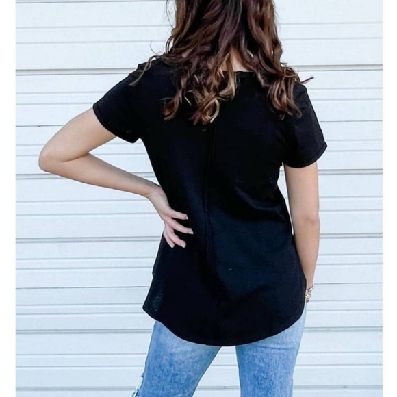 COCO + CARMEN bella tee in black NWT - Picture 5 of 10